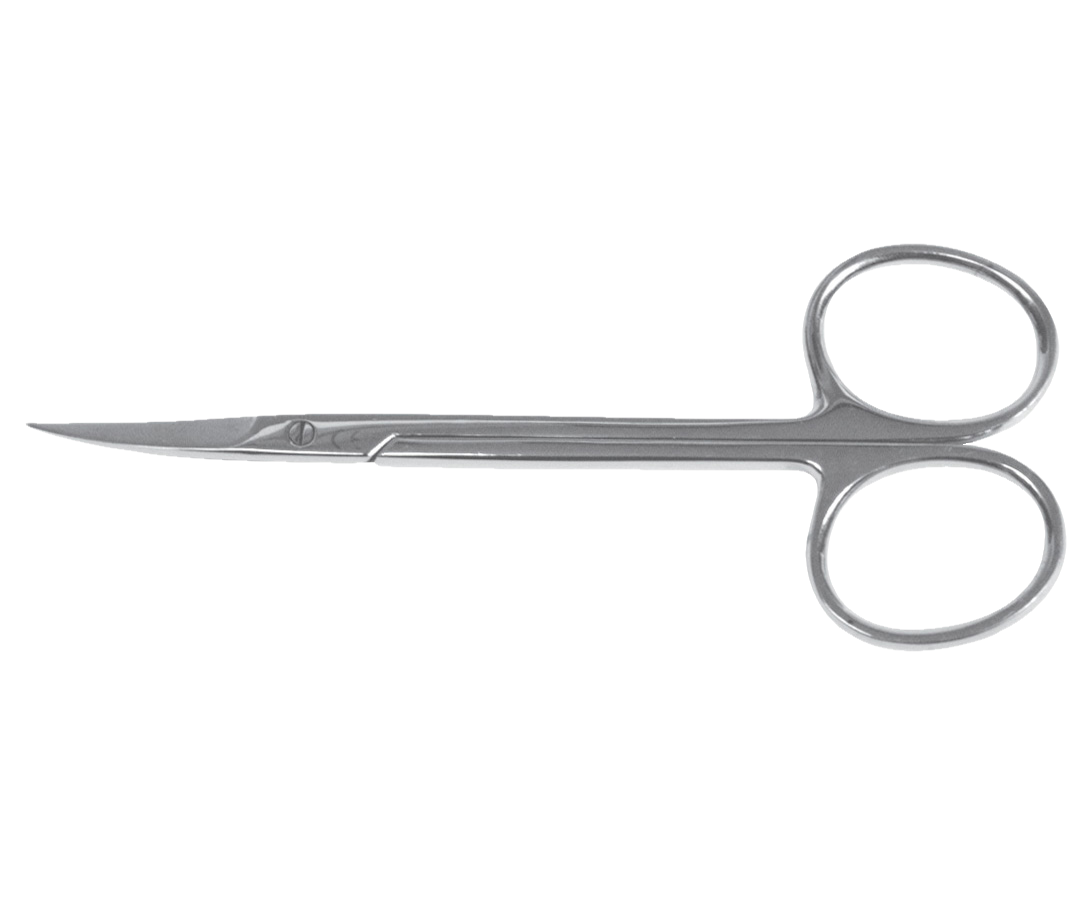 DEHP Scissors Gum/Iris 11cm Curved