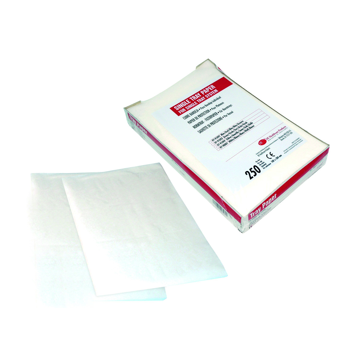 DEHP Tray Paper 28 x 18cm 250pk