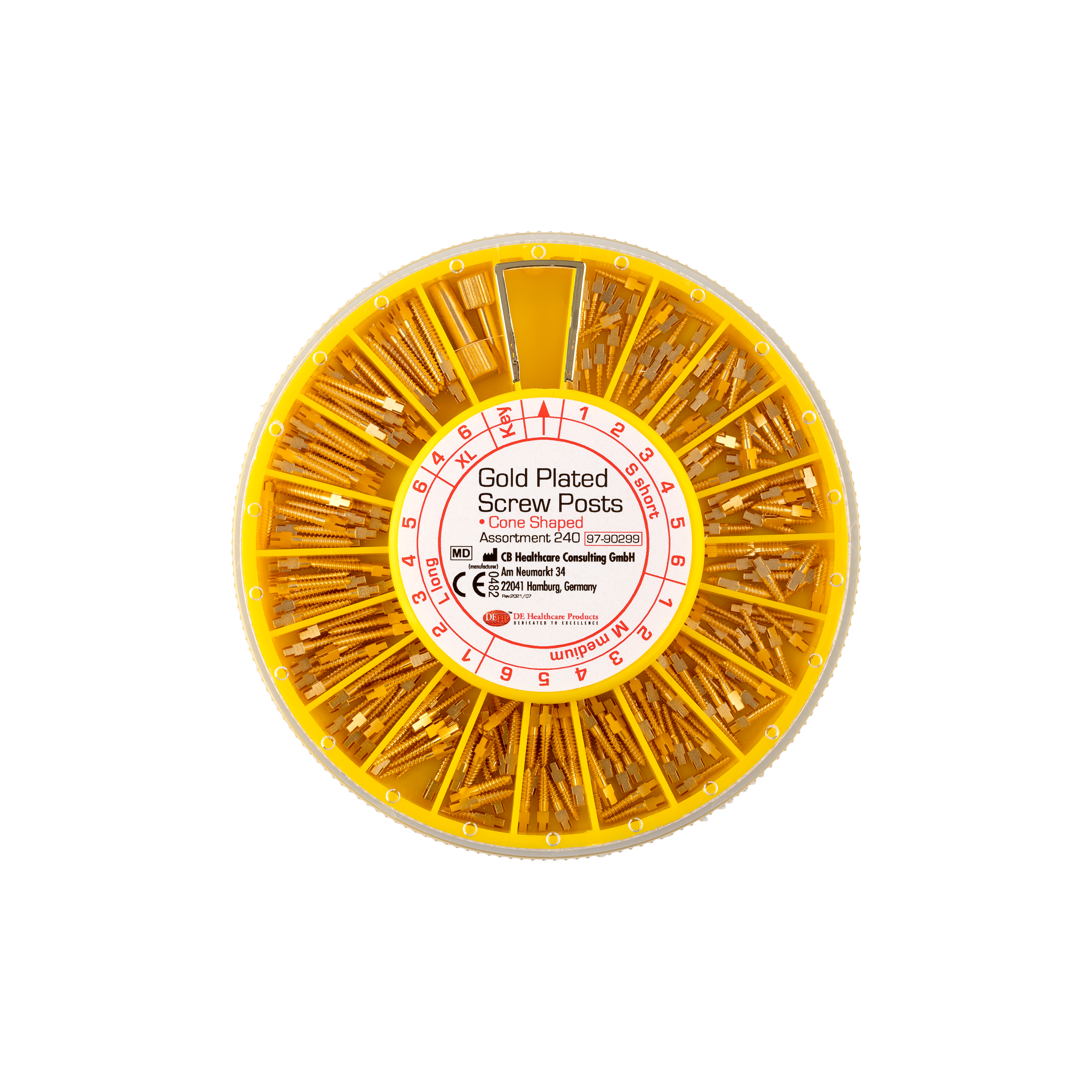 DEHP Screw Posts Assorted 240pk