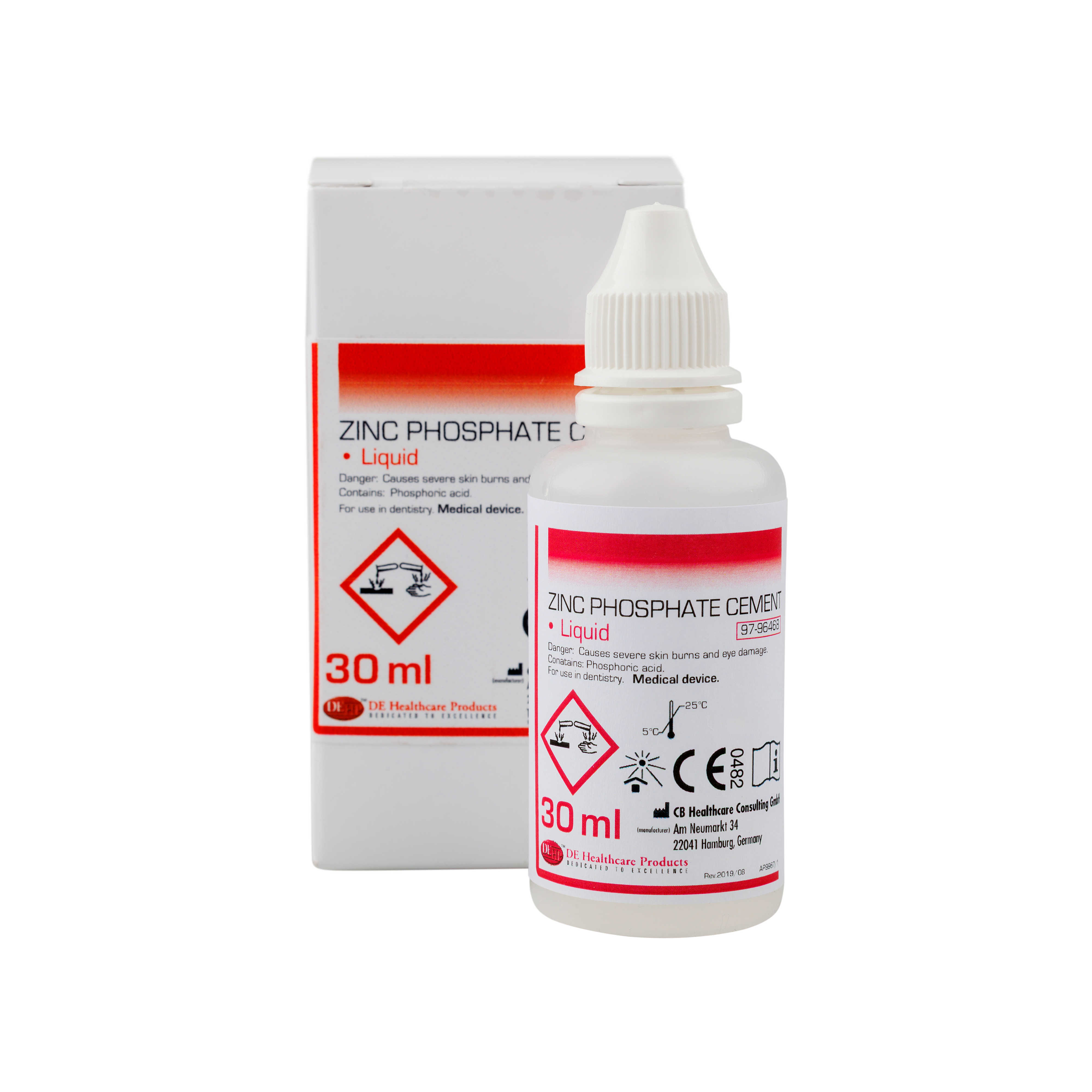 DEHP Zinc Phosphate Cement Liquid 30ml