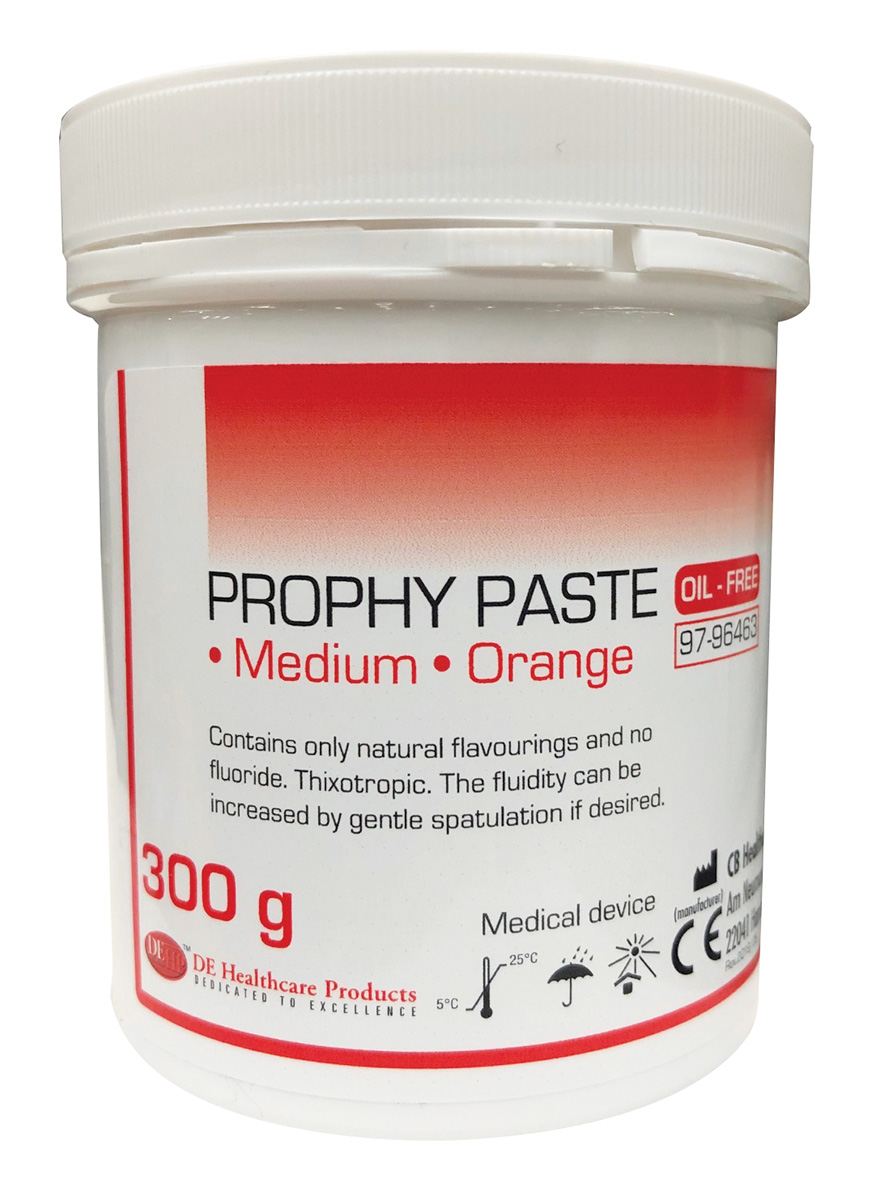 DEHP Prophy Paste Orange Oil Free 300g
