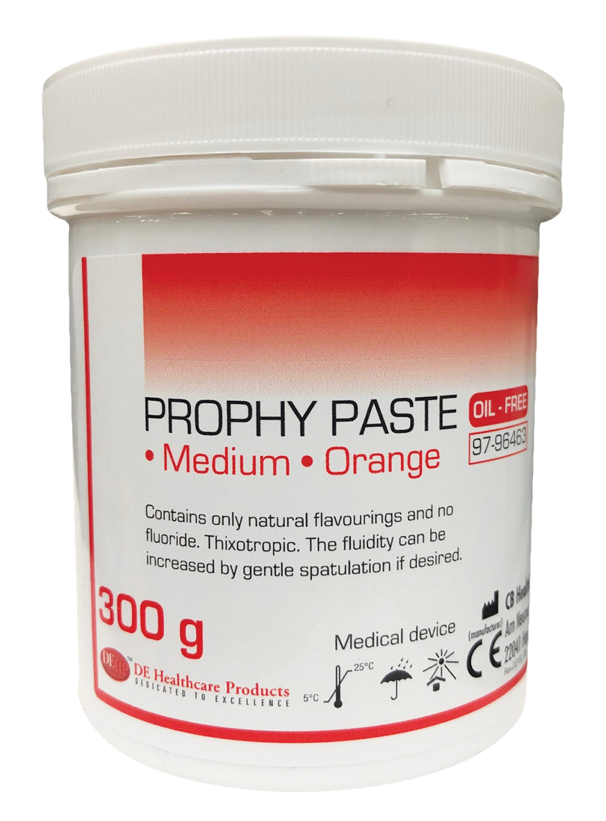 DEHP Prophy Paste Orange Oil Free 300g