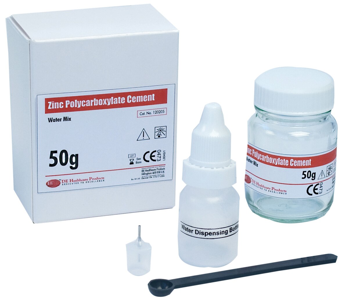 DEHP Zinc Polycarboxylate Cement 50g (Water Mix)