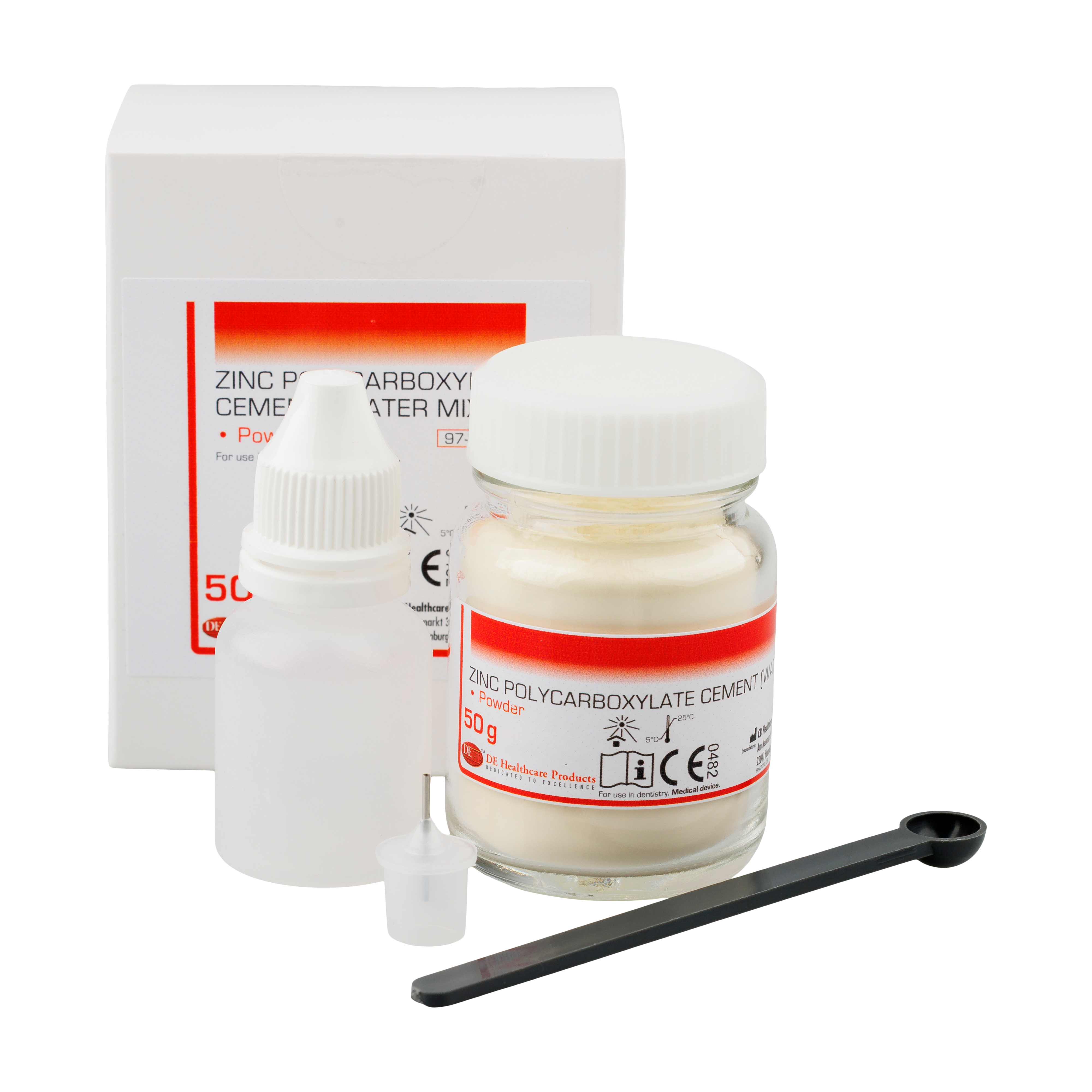 DEHP Zinc Polycarboxylate Cement 50g (Water Mix)