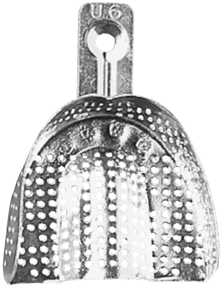 Aluminium Impression Tray Perforated U6 Each