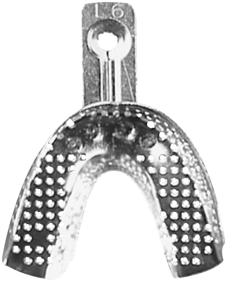 Aluminium Impression Tray Perforated L6 Each