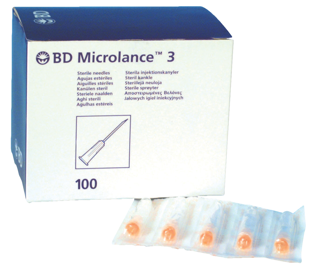 BD Microlance 3 Needle Sterile 25G -5/8" 100pk