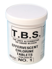 TBS Effervescent Chlorine Tablets 200pk
