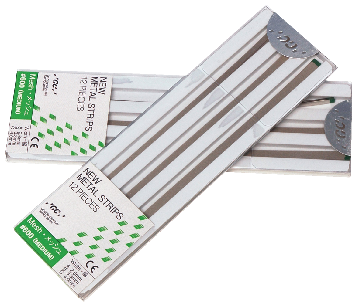 Metal Strip Finishing Assorted Green 12pk