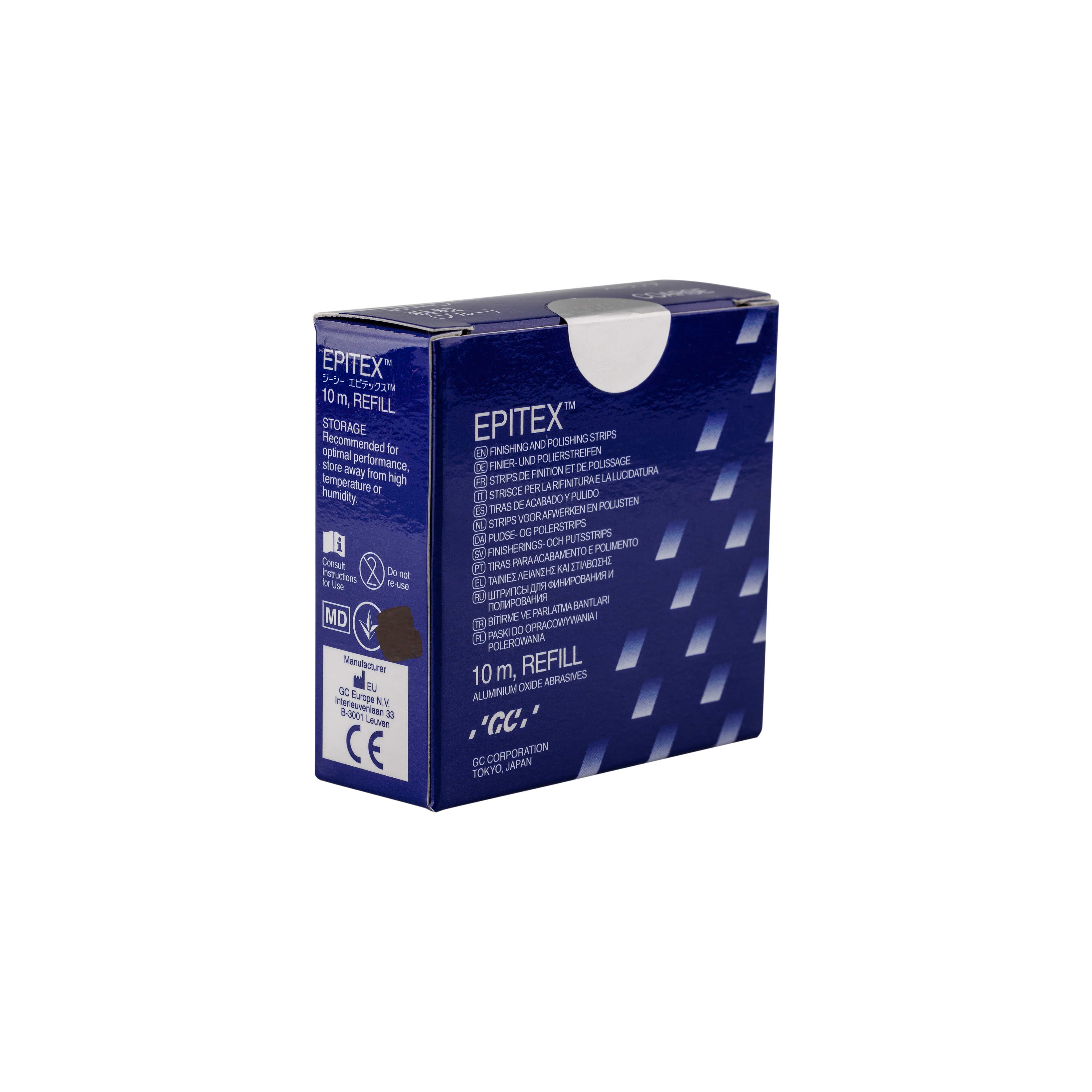GC Europe Epitek Strip Coarse Blue 10m Roll 38181 - Kent Express