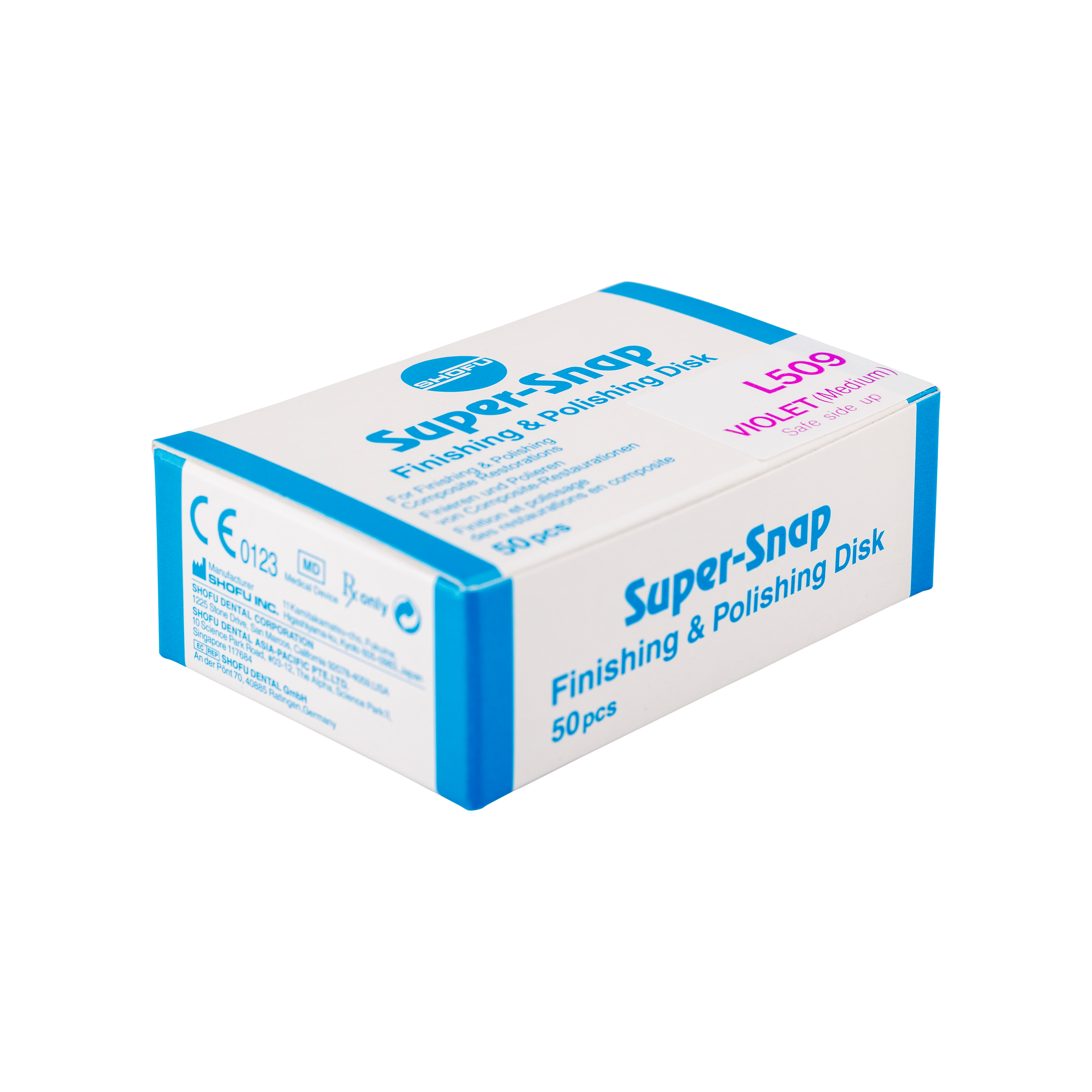 Super-Snap Disc L509 1/2"/12mm Light Violet Medium 50pk