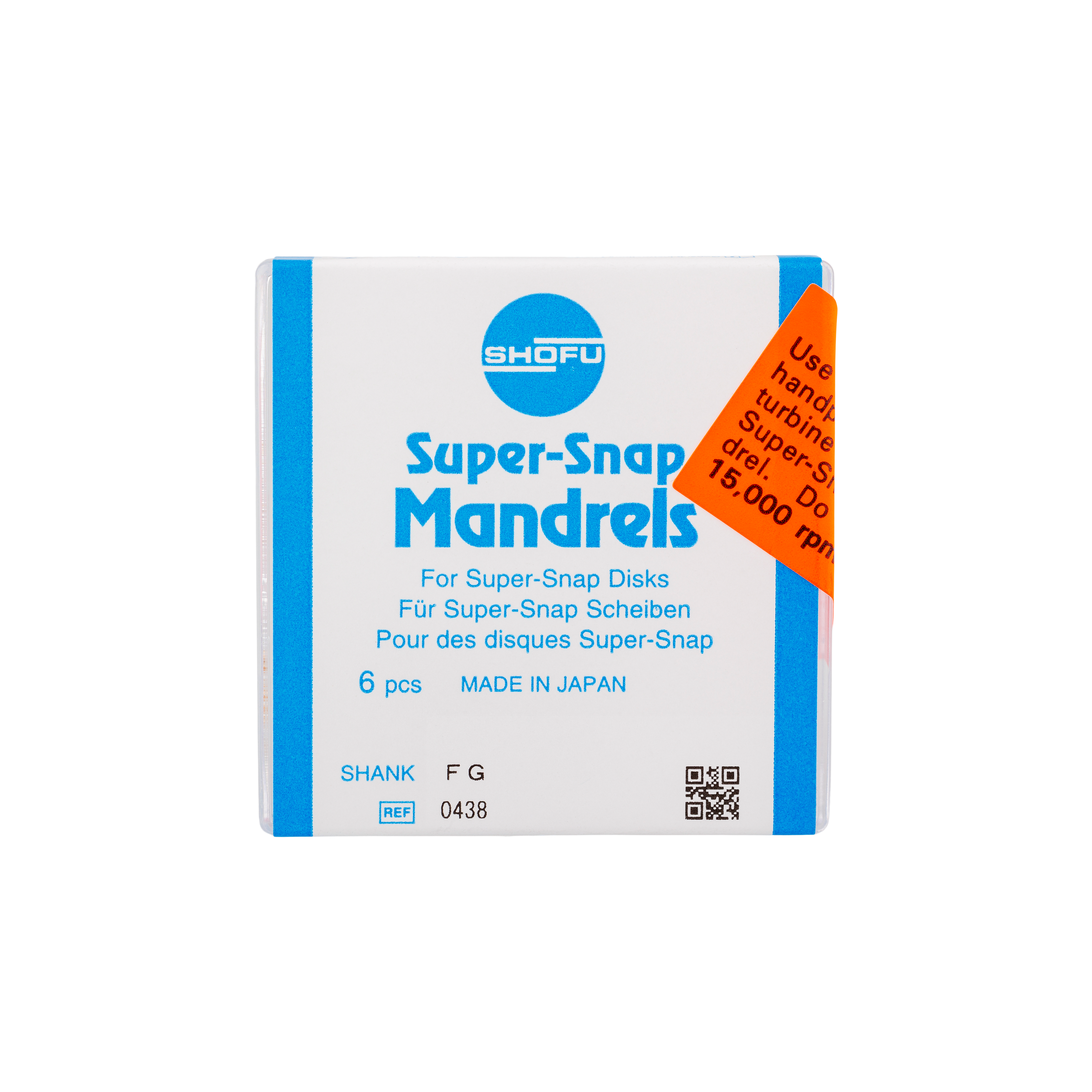 Super-Snap Mandrel 0438 FG 6pk