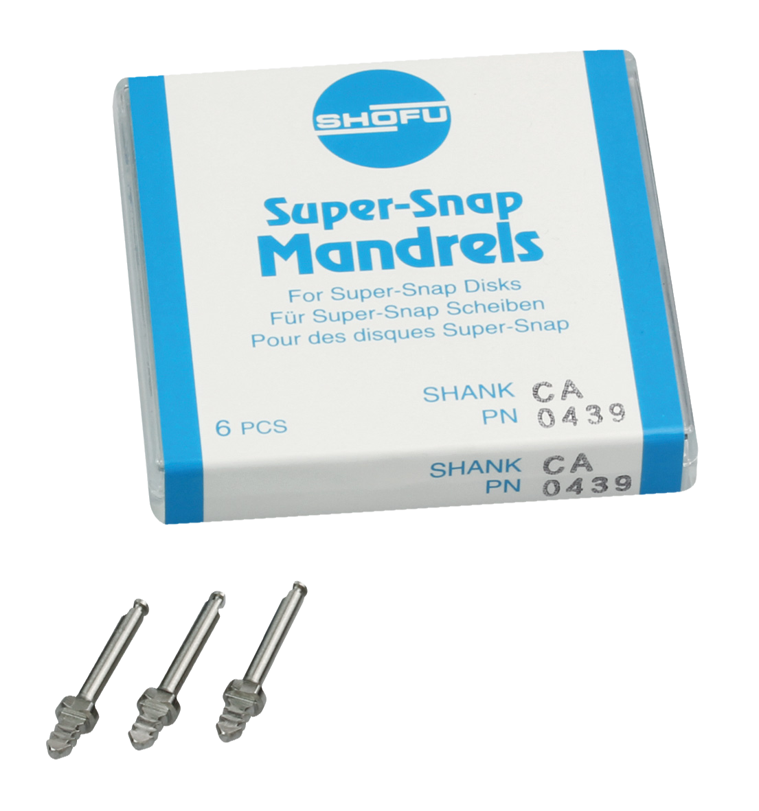 Super-Snap Mandrel 0439 CA 6pk