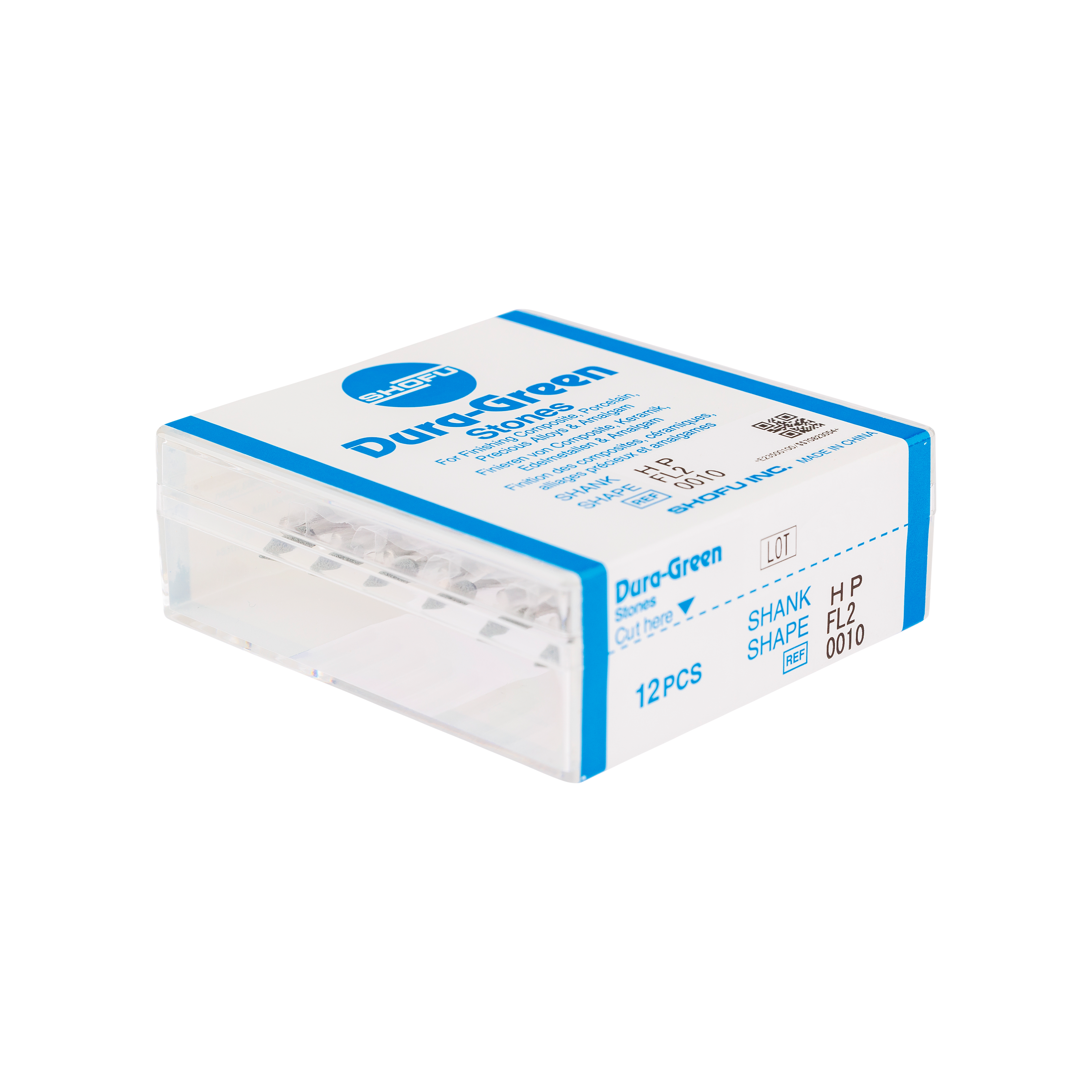 Dura-Green Polishing Stone FL2 0010 HP 12pk