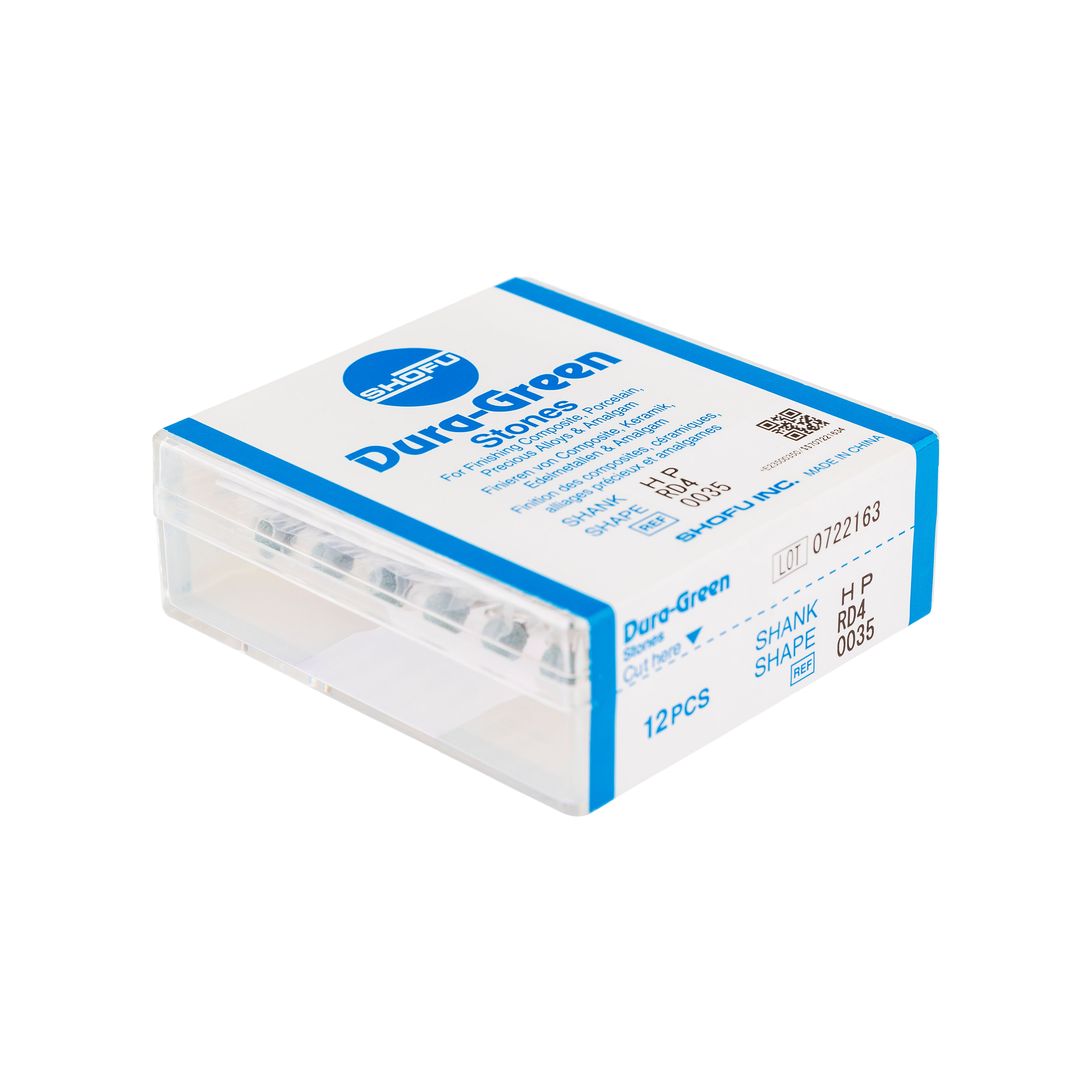 Dura-Green Polishing Stone RD4 0035 HP 12pk