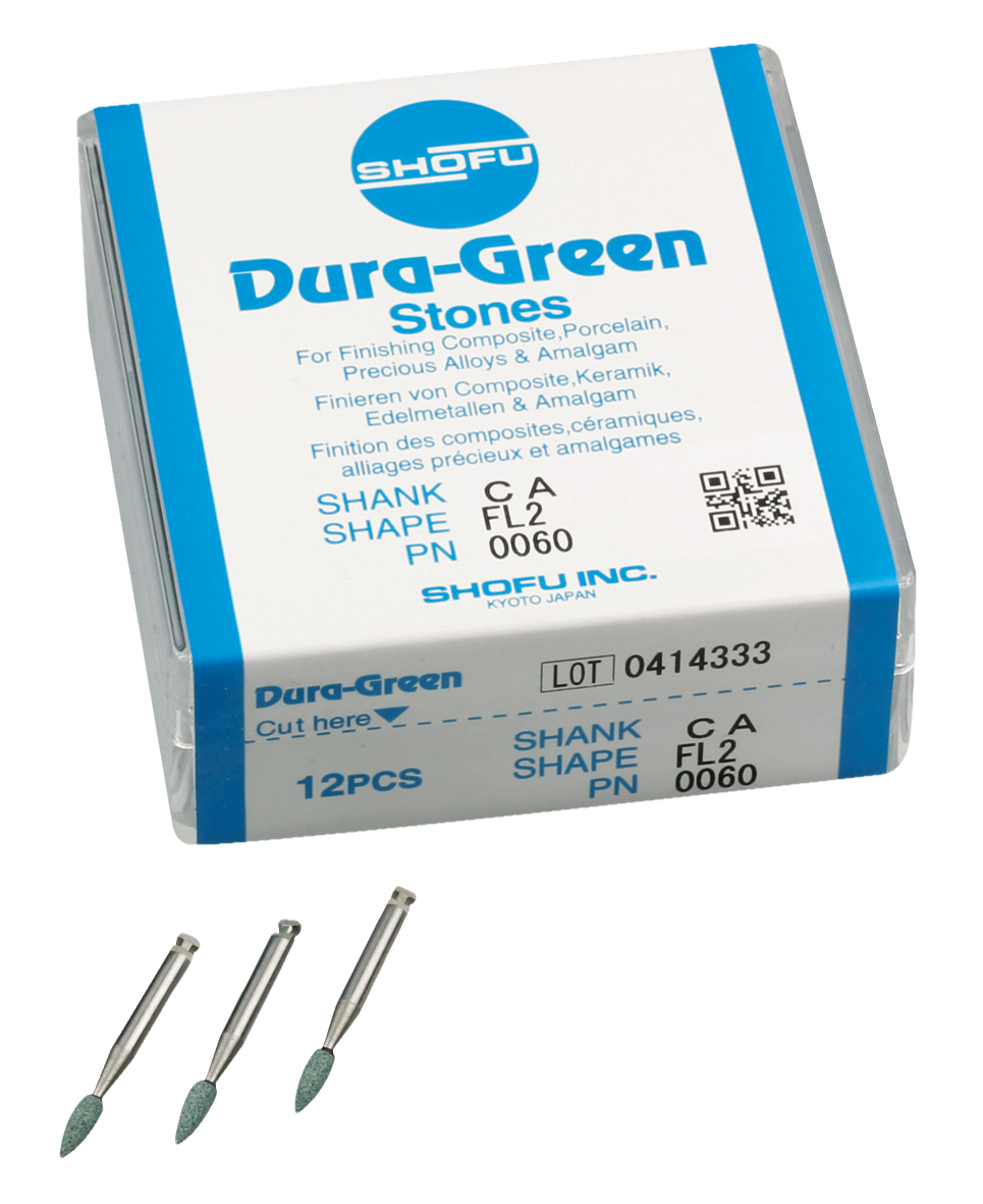 Dura-Green Polishing Stone FL2 0060 CA 12pk