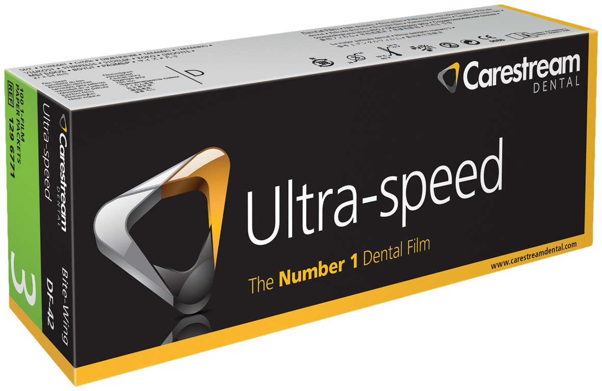 Ultra Speed DF-42 Bitewing Film 2.7x5.4cm 100pk