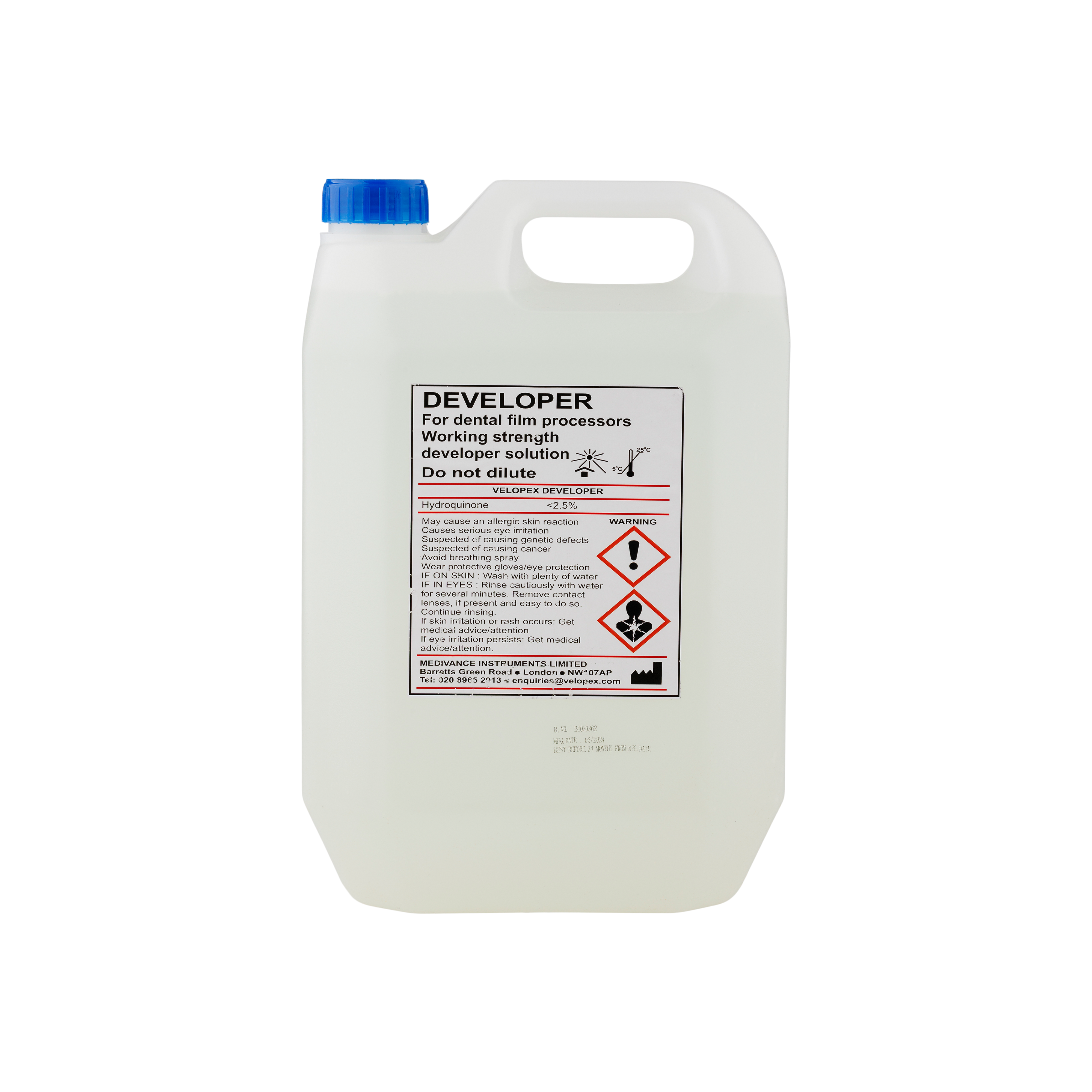 Velopex Developer 5L 2pk