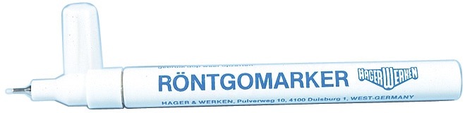 Rontgomarker X-Ray Marker Pen White