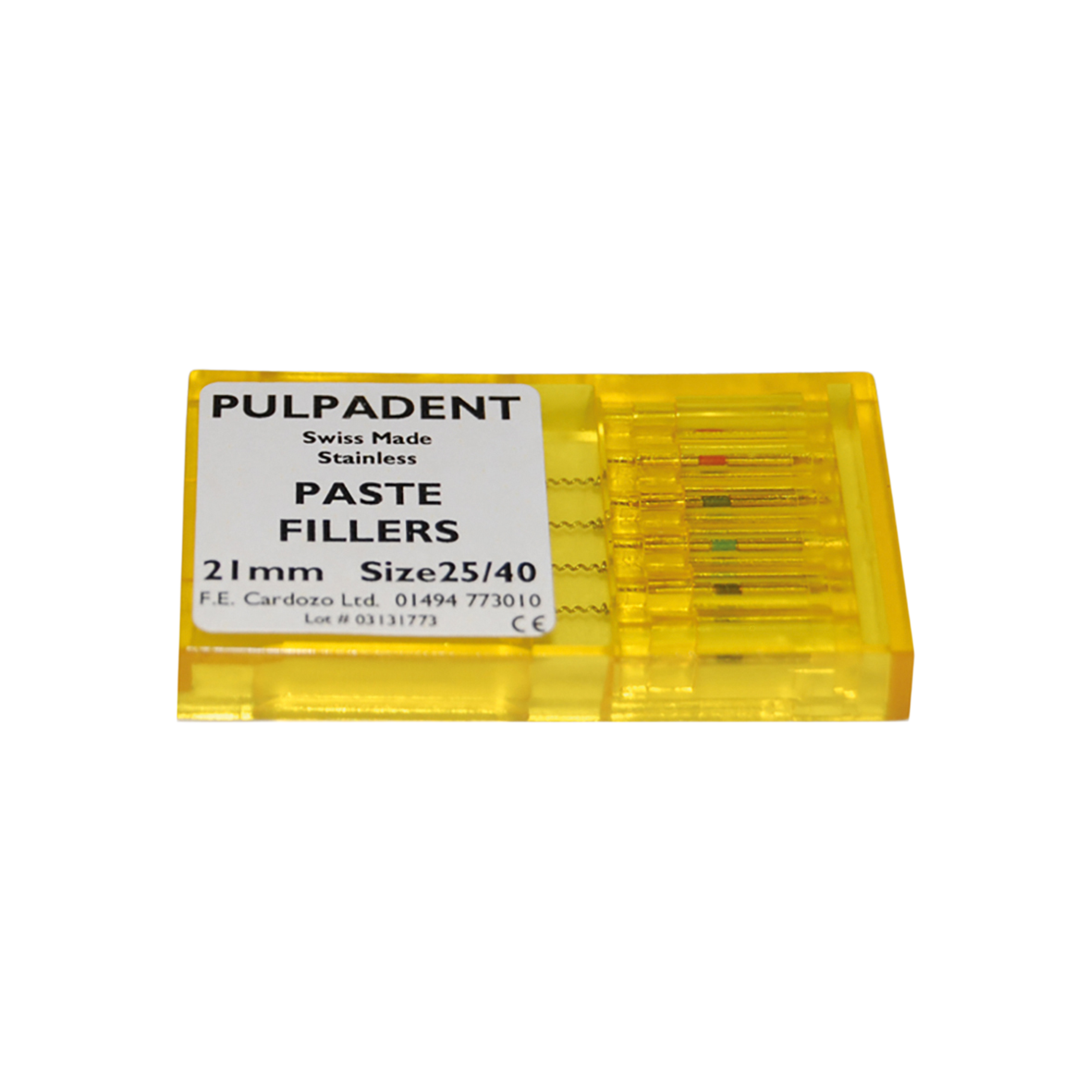 Pulpadent Paste Filler 25mm Size 25 4pk