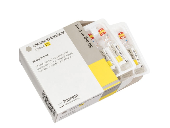 Lidocaine Hydrochloride 1% 50mg/5ml 10pk