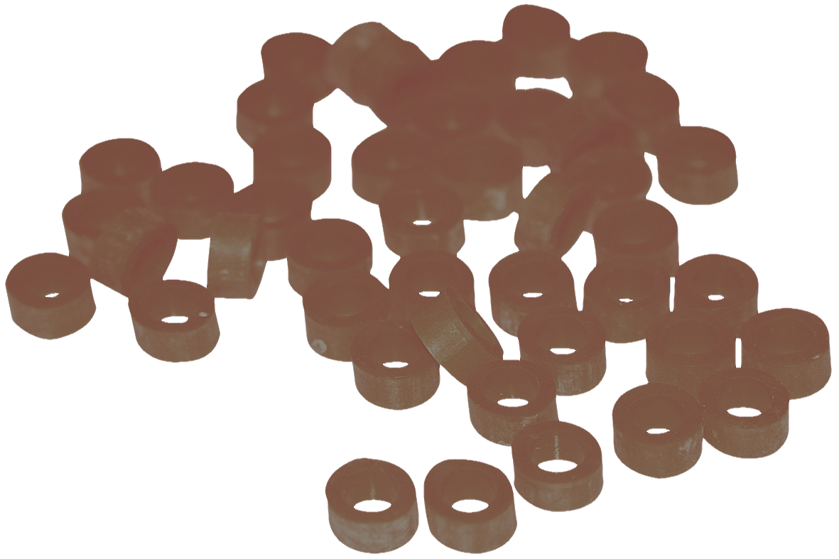 Instrument Code Rings Brown 50pk