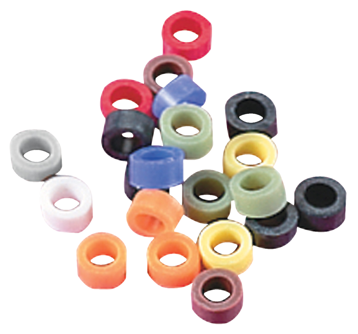 Instrument Coded Rings Assorted 80pk