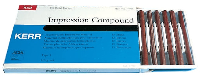 Kerr Impression Compound Sticks Red 15pk