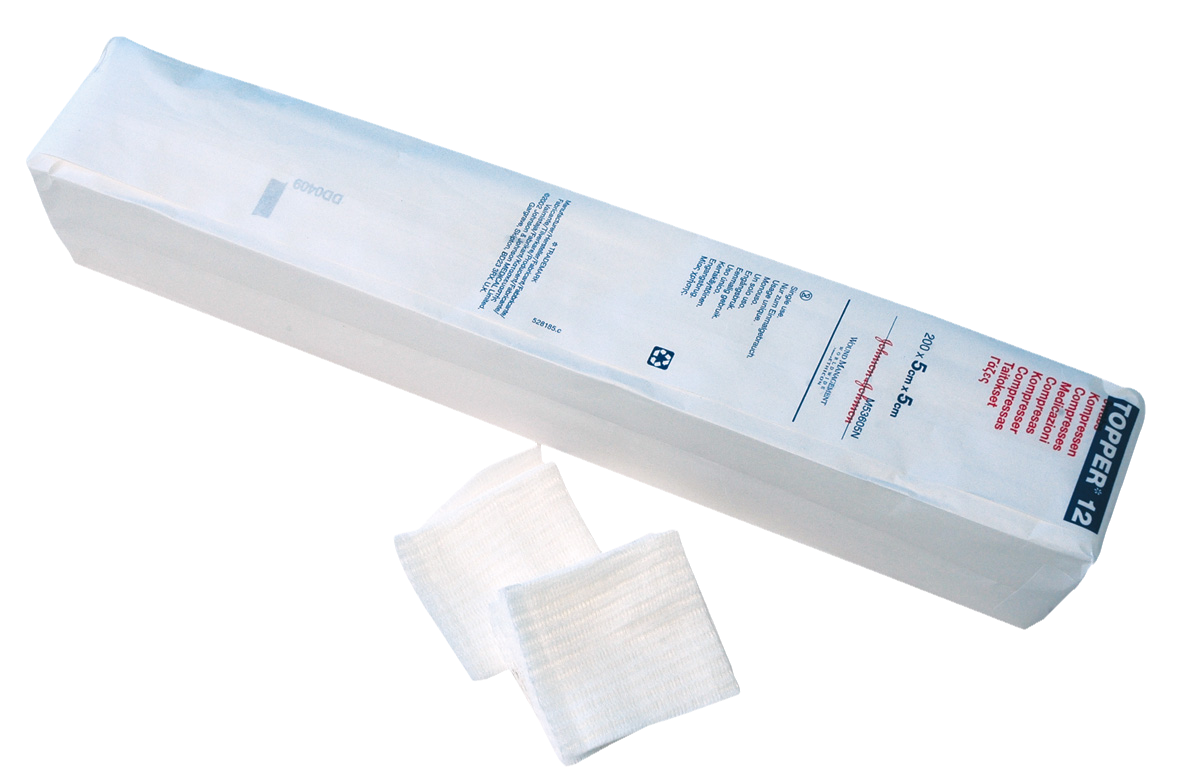 Topper 12 Swabs 5 x 5cm 200pk
