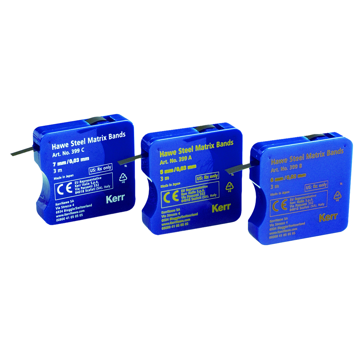 Hawe Steel Matrix Bands X-Thin 5mm No 399A 3m