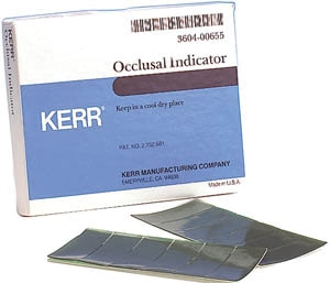 Kerr Occlusal Indicator Wax Strips