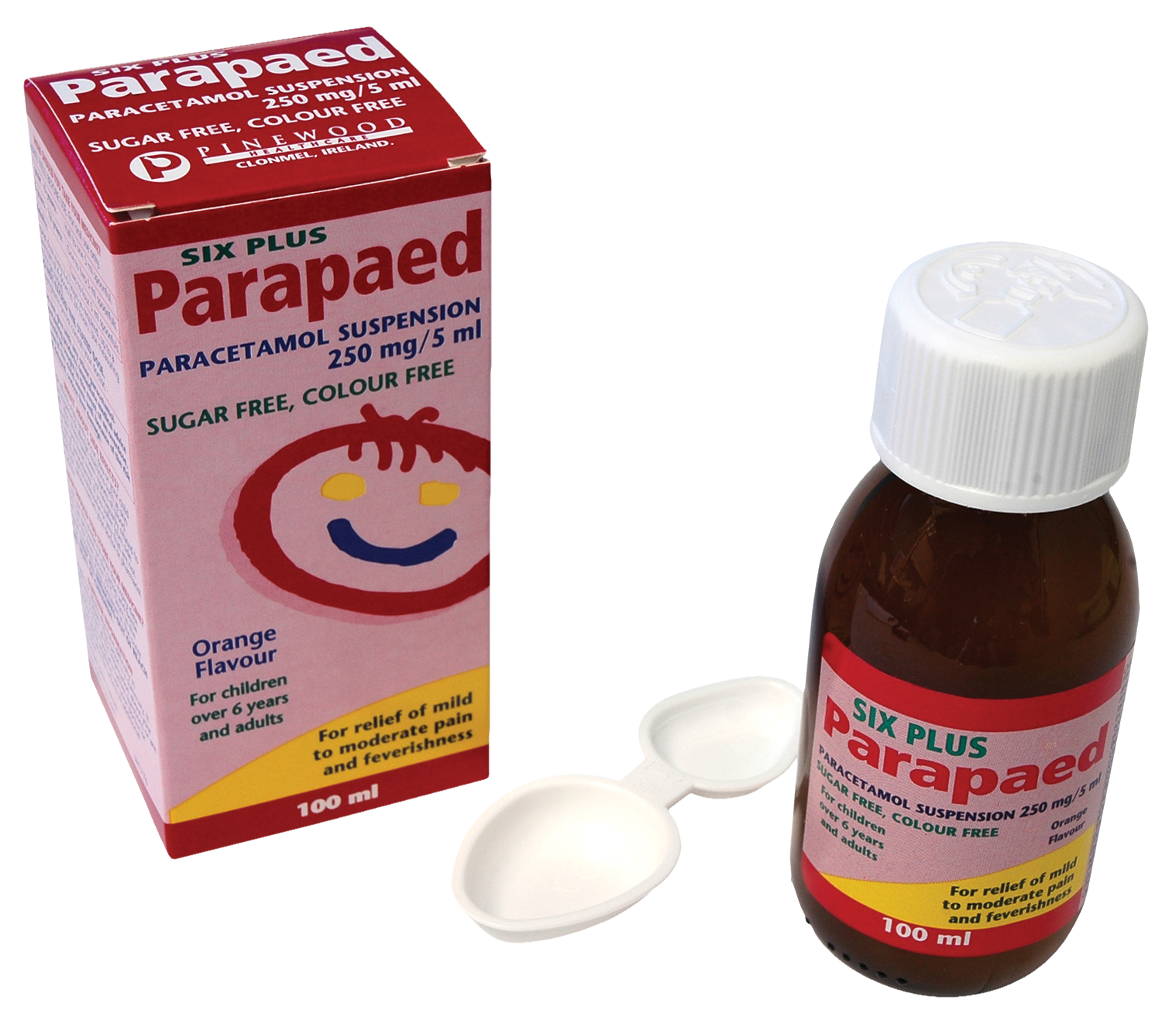 Paracetamol Suspension Sugar Free 250mg/5ml 100ml