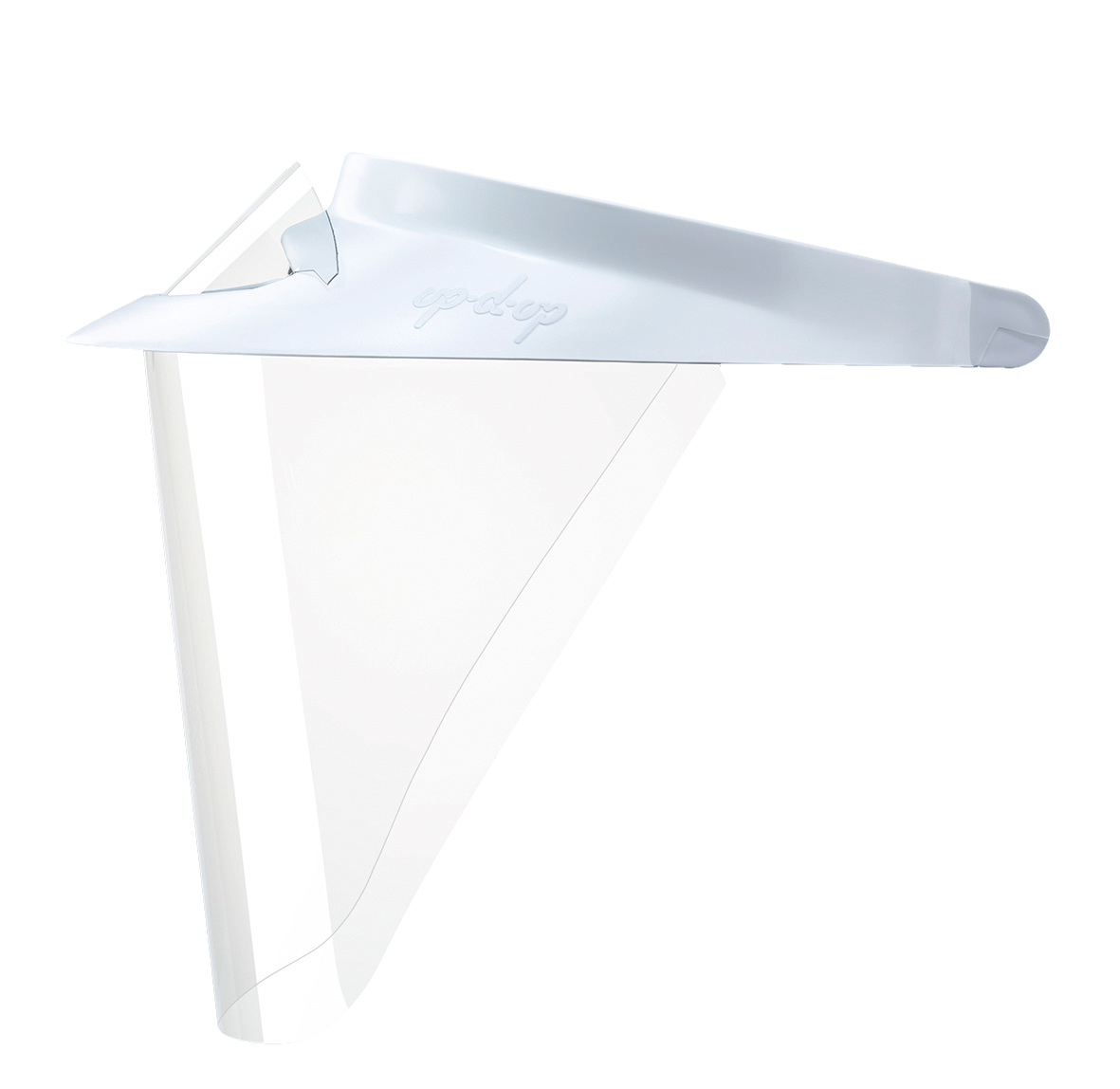 OP D OP Face Visor 8cm Medium White