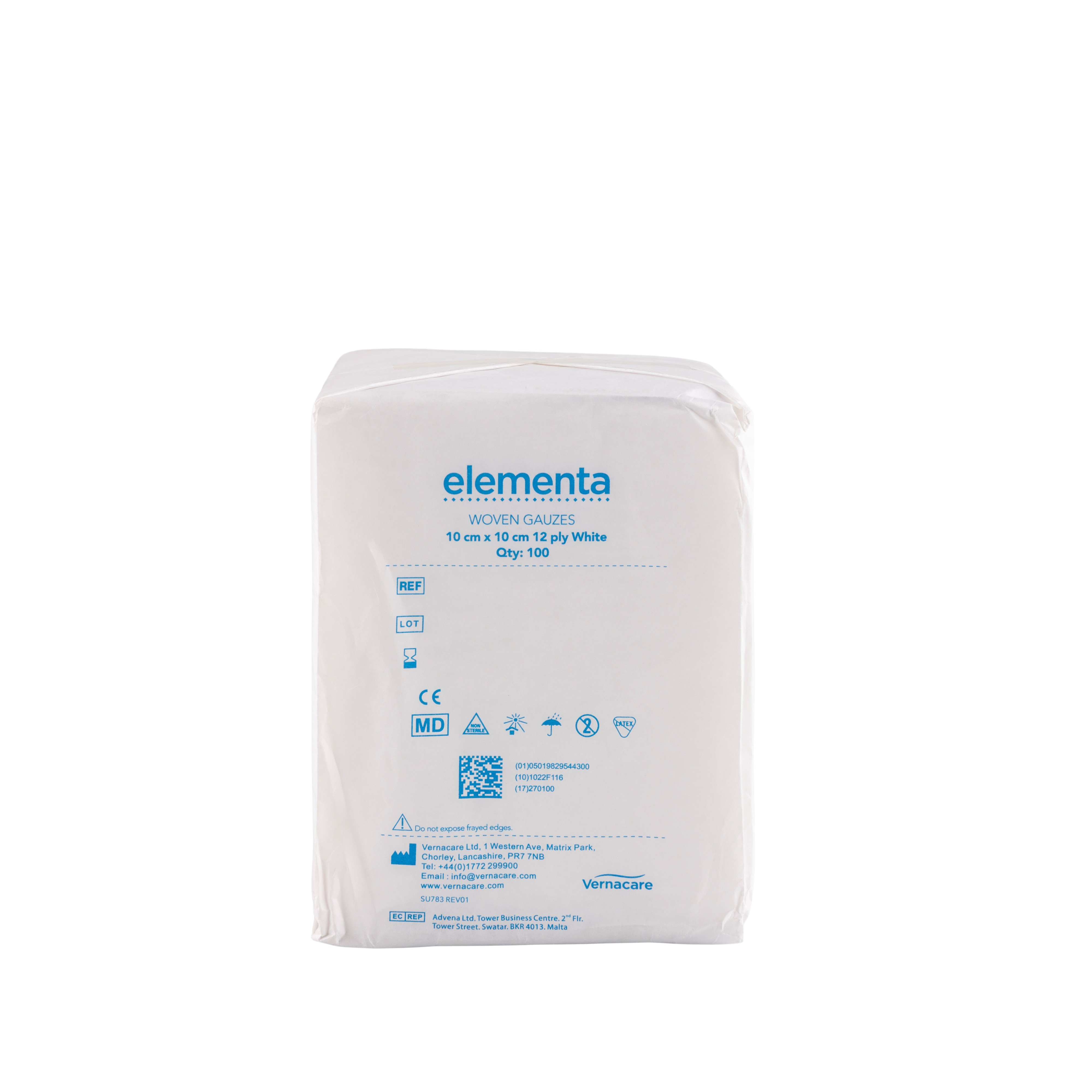 Gauze Swabs 12-ply 10 x 10cm 100pk