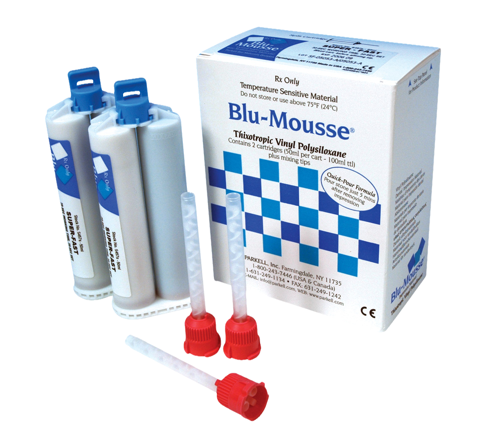 Blu-Mousse Super Fast 50ml 2pk