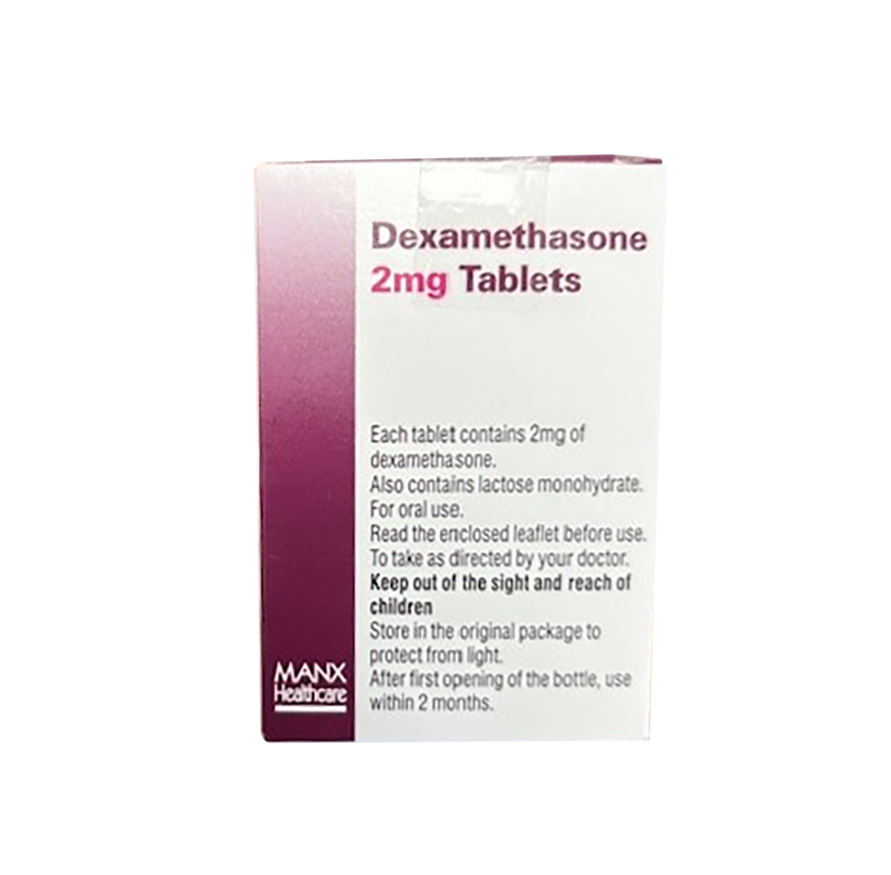 Dexamethasone Tablets 2mg 50pk