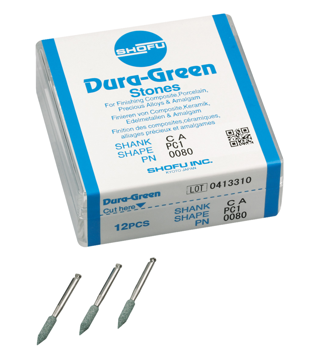 Dura-Green Polishing Stone PC1 0080 CA 12pk