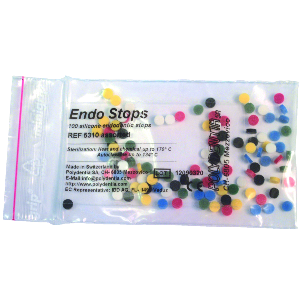 Polydentia Endo Stops Assorted 100pk