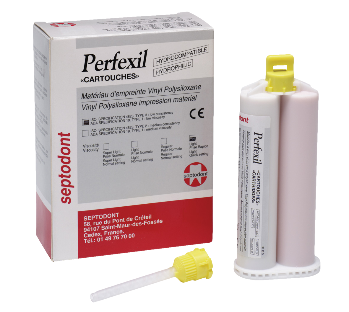 Perfexil Light/Rapide Wash Cartridges 50ml 2pk