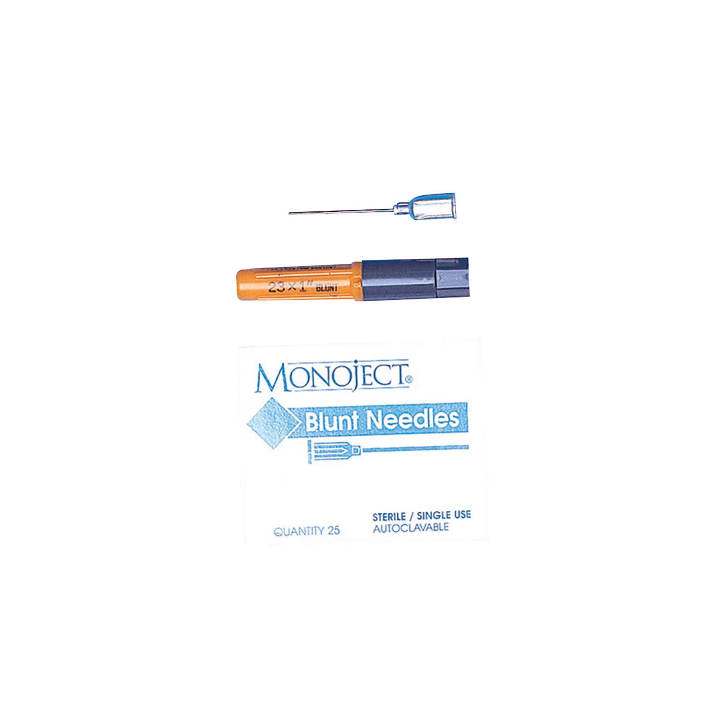 Endo Needle Blunt Monoject 23G 25pk