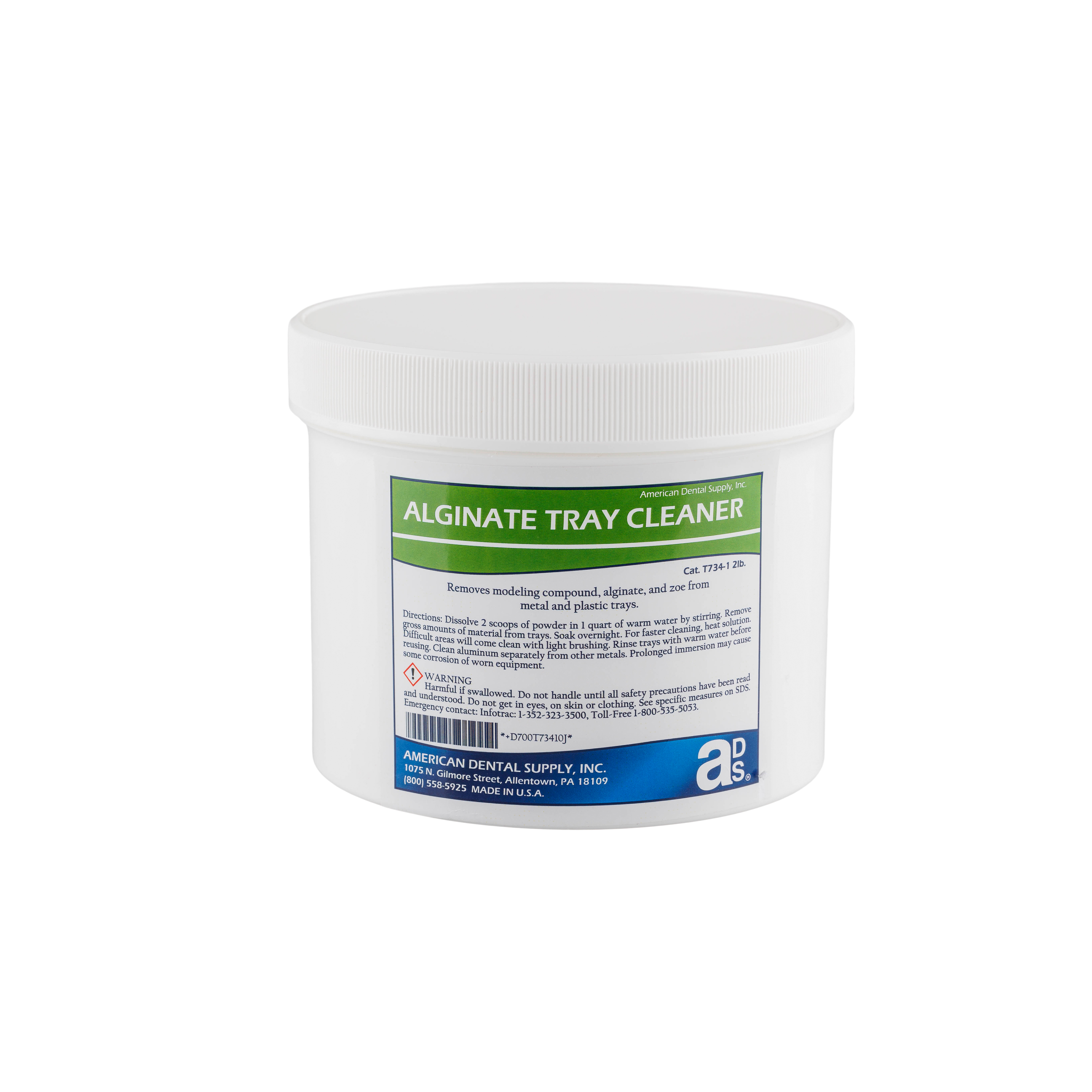 Tray Cleaner for Alginate 2lb