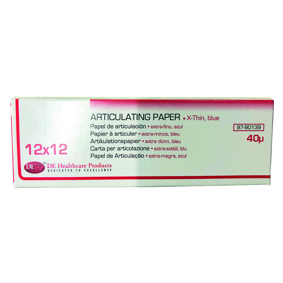 DEHP Articulating Paper X-Thin Blue 12 Sheets 12pk