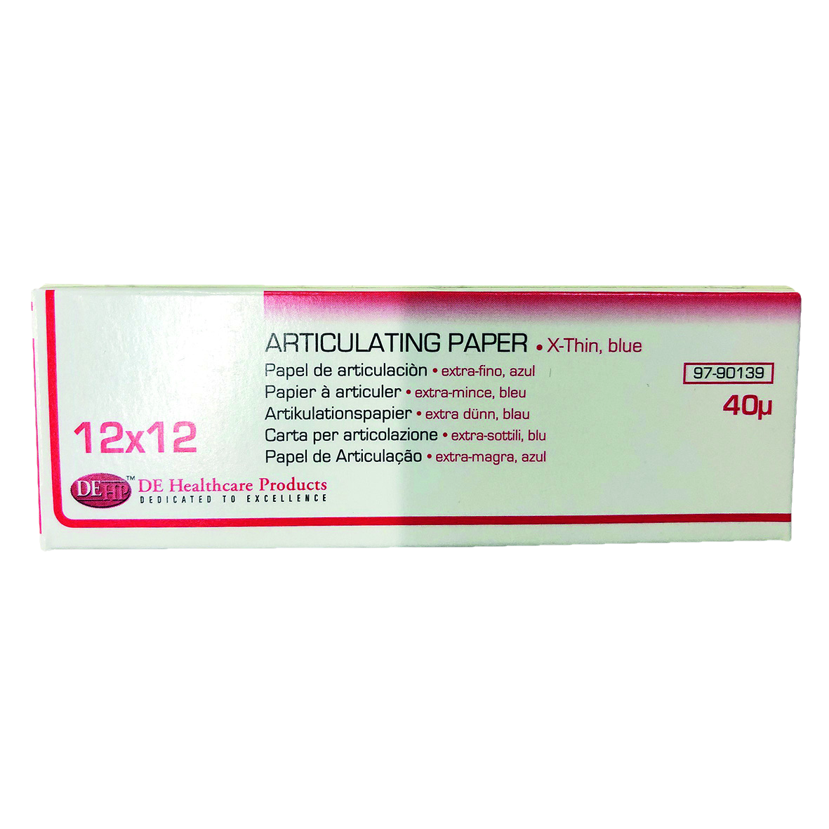 DEHP Articulating Paper X-Thin Blue 12 Sheets 12pk