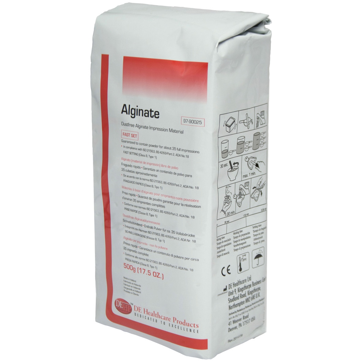 DEHP Alginate Fast Set 500g