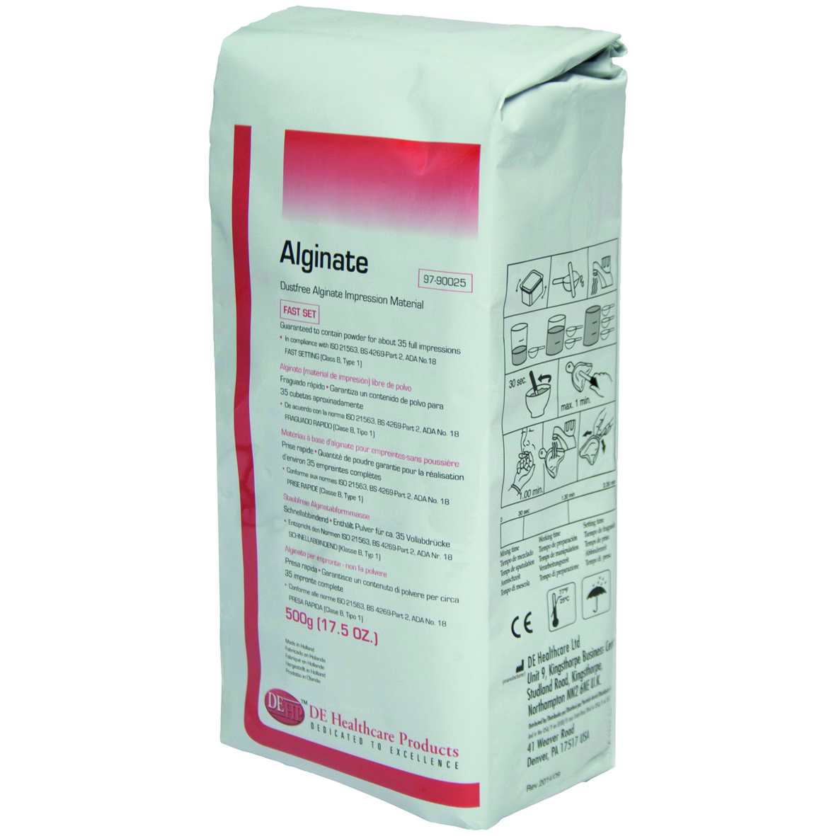 DEHP Alginate Fast Set 500g