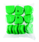 Denture Container Dark Green 10pk