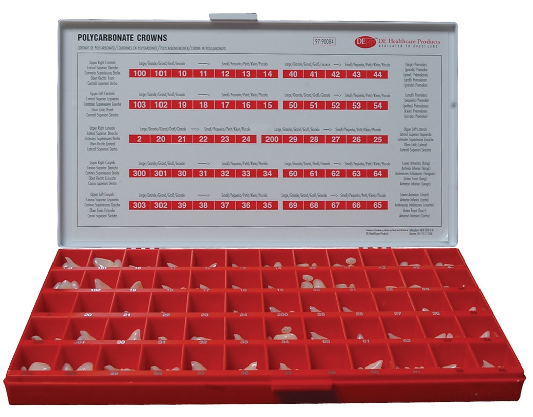 DEHP Temporary Crown Form Assorted Kit 180pk