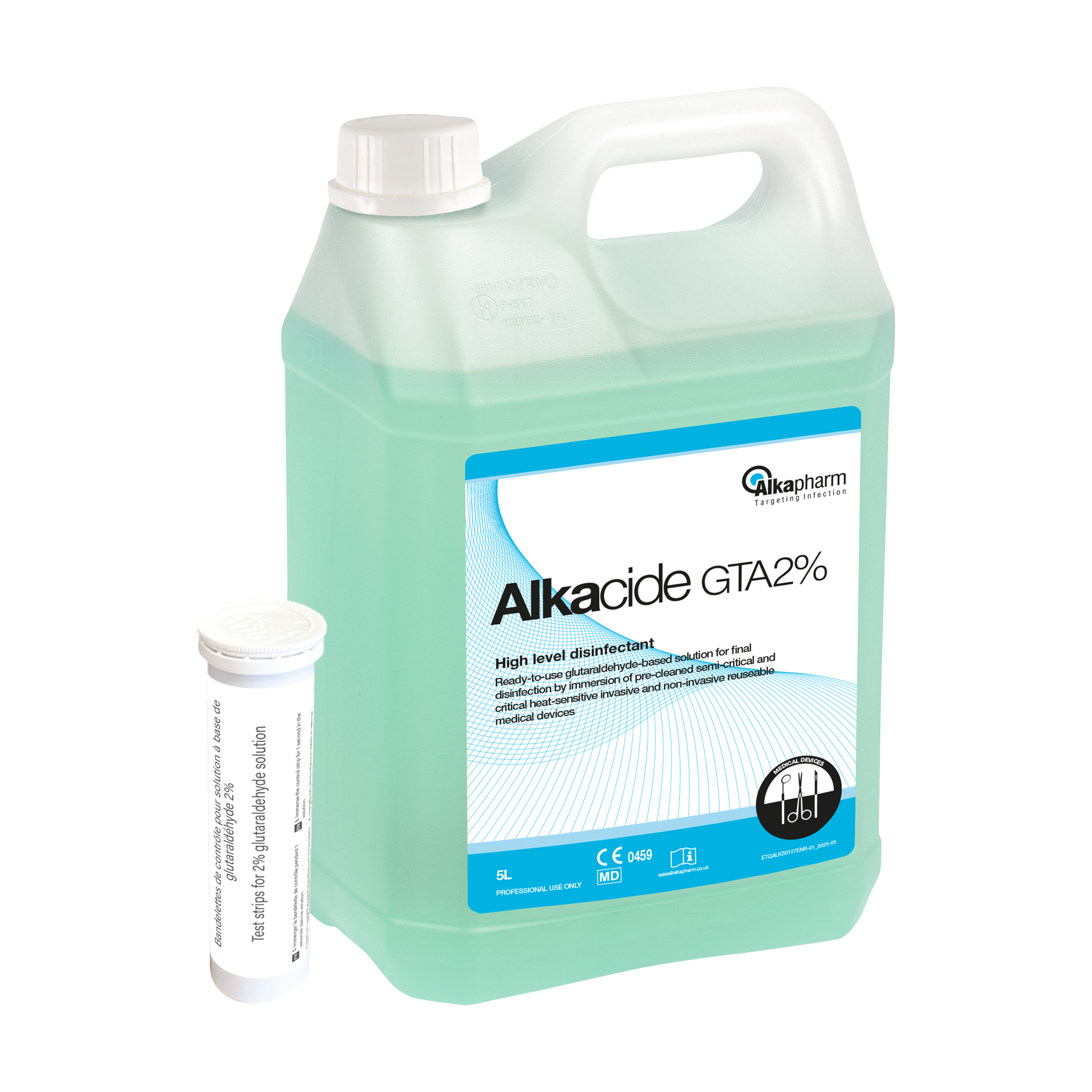Alkacide Instrument Disinfectant GTA 2% 5 Litre