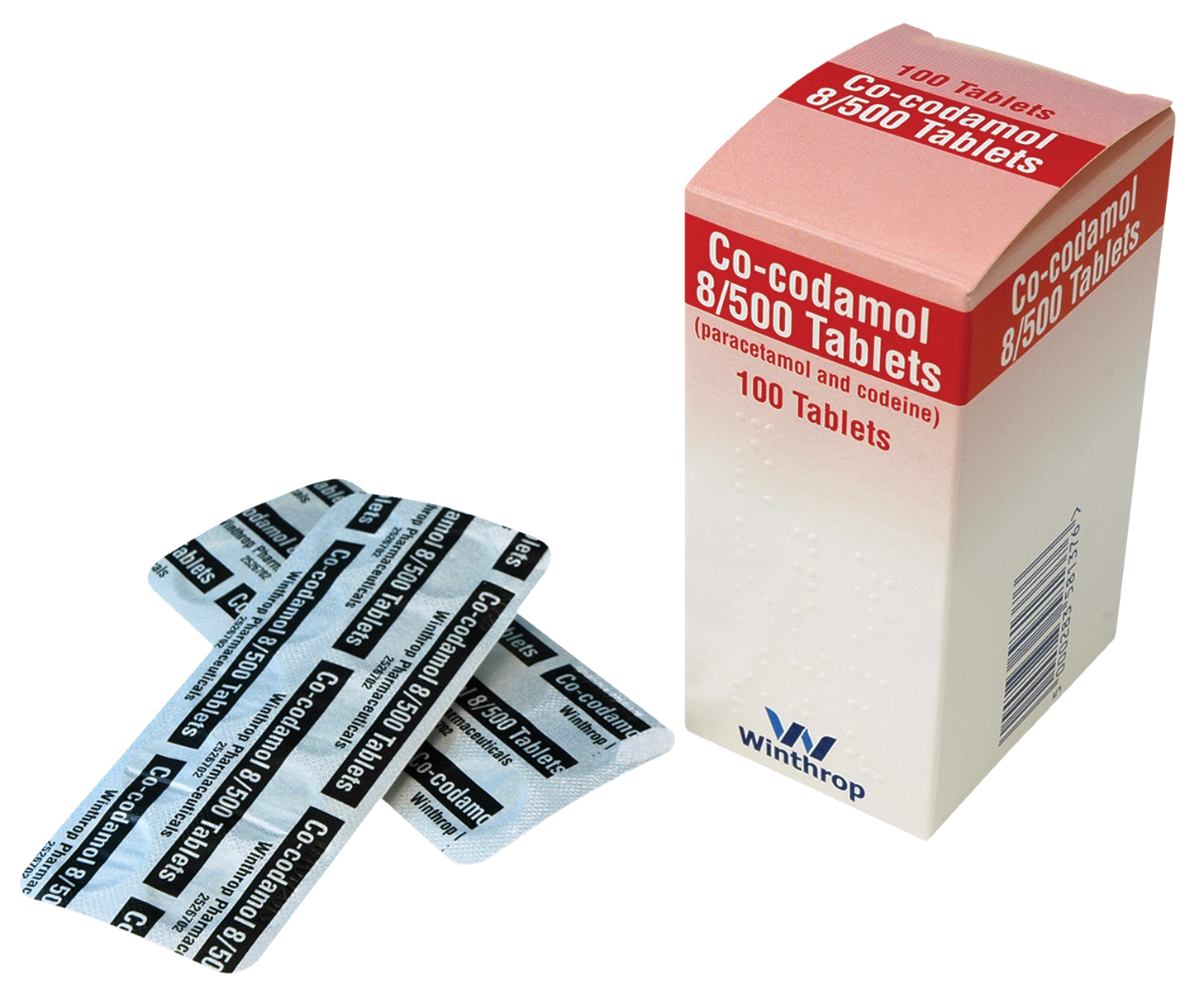 Co-Codamol Blister Pack 500mg 100pk