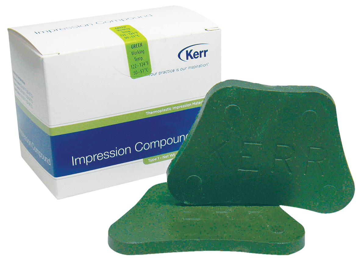 Kerr Kerr Impression Compound Cake Green 8pk 201508 Kent Express
